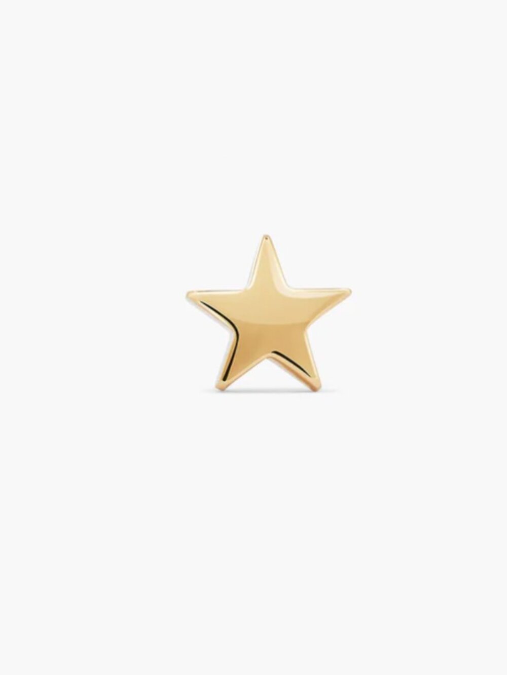 Mejuri Gold Star Flat Back Stud